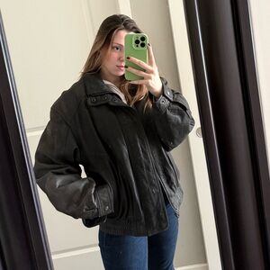 John Ashford Black Leather Jacket